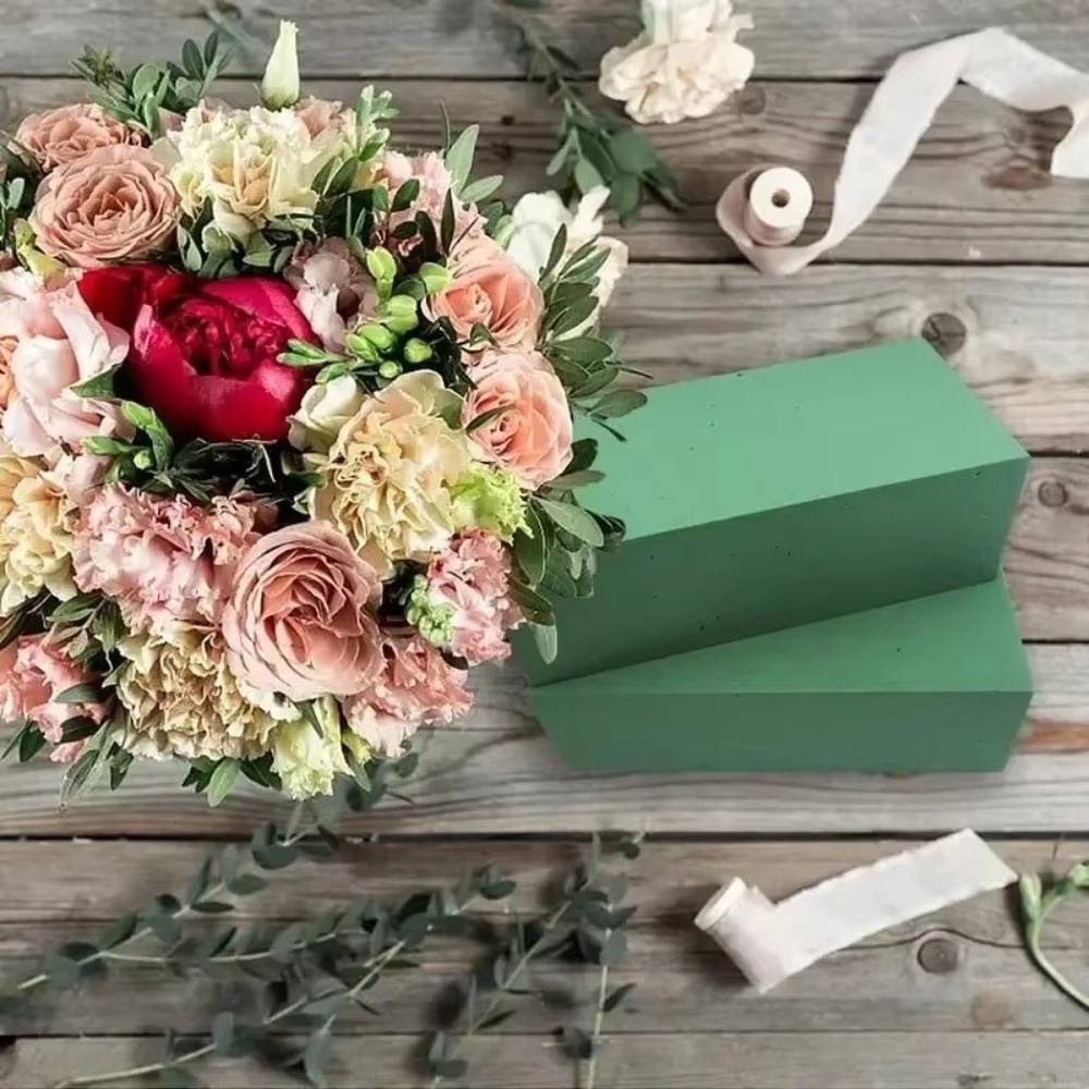 Bouquet Holder Foam - Mattoncini Assorbenti in Schiuma Verde per