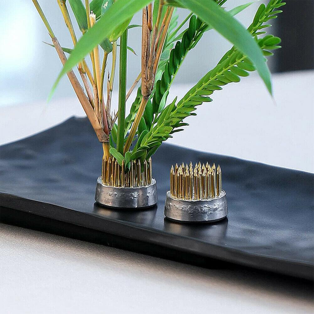 Rana fiore Ikebana rotonda con - Flower Frog Pin recensione e prezzo