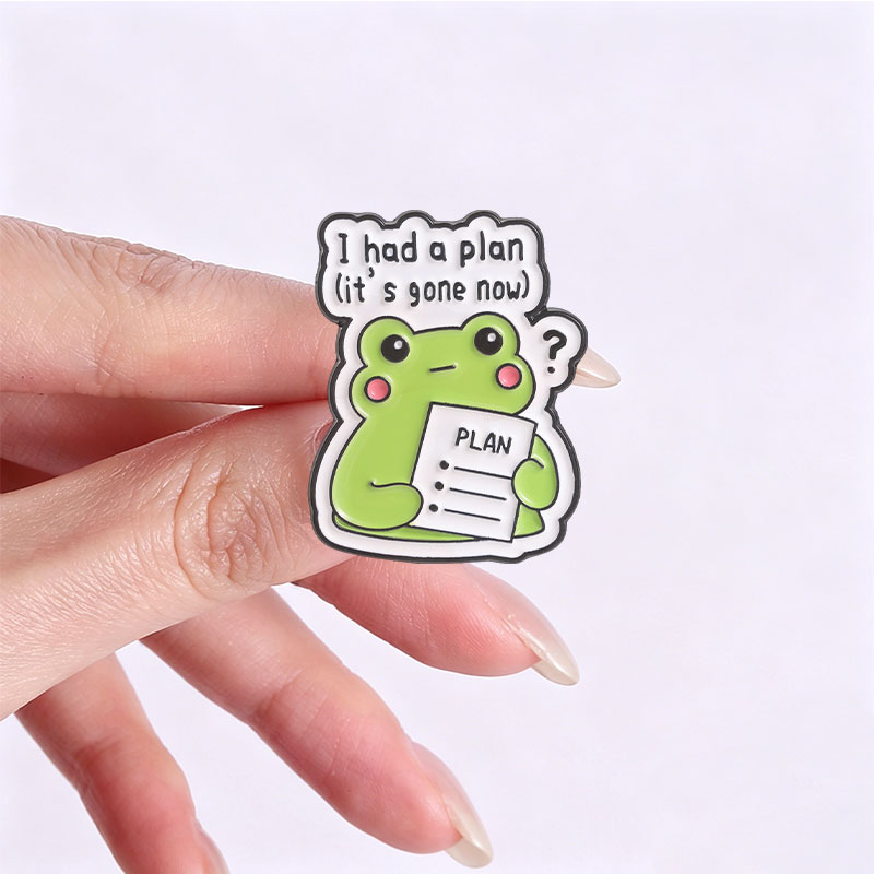 Spilla in smalto con rana musi - Flower Frog Pin recensione e prezzo